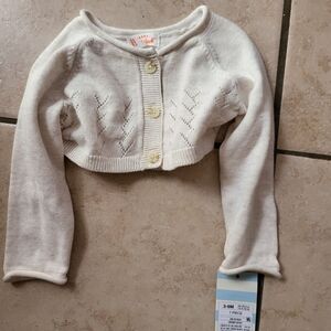Cat & Jack Beige Short Cardigan
